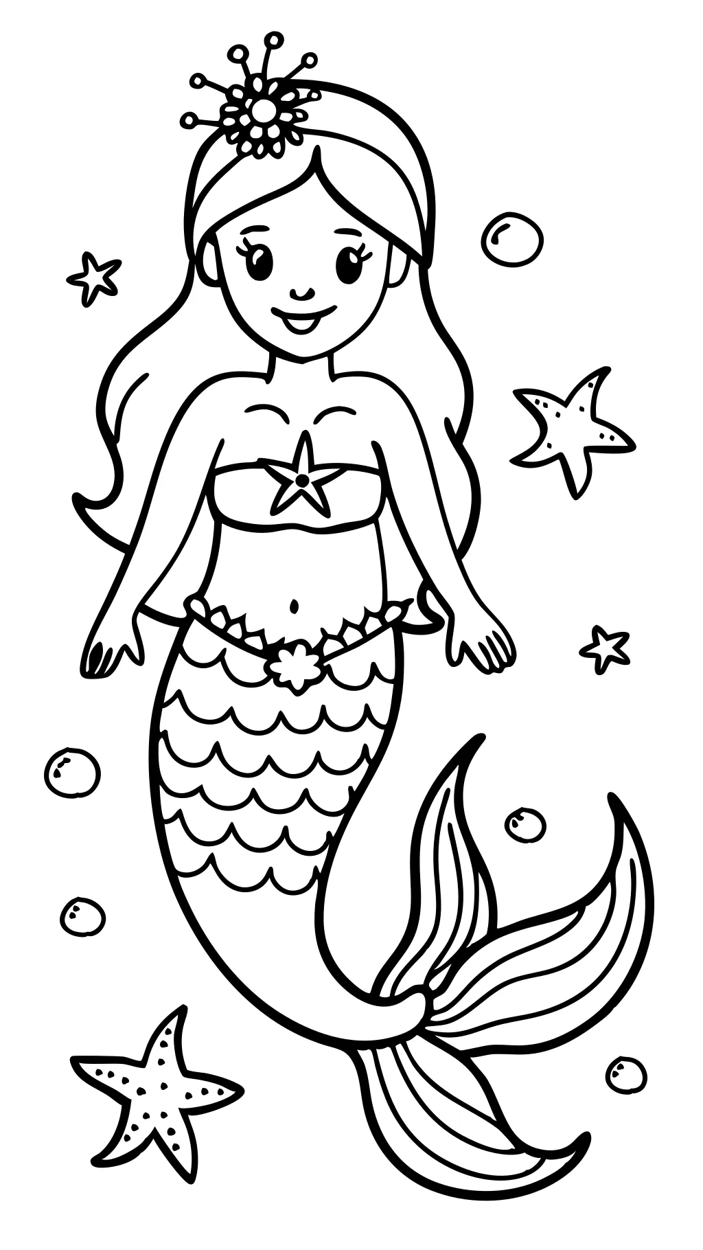 mermaid coloring pages printable